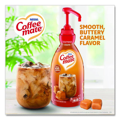 Liquid Creamer Pump Bottle, Caramel, 50.7 oz Pump Bottle