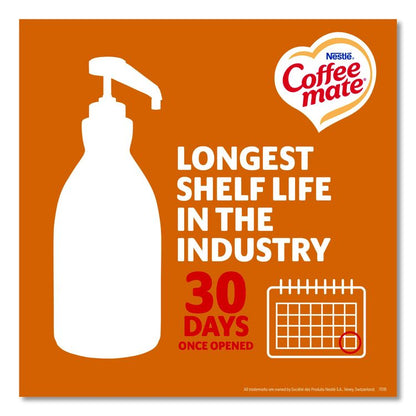 Liquid Creamer Pump Bottle, Salted Caramel Chocolate, 1.5 L Pump Bottle, 2/Carton