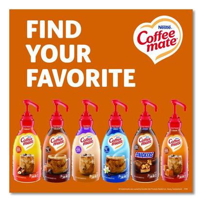 Liquid Creamer Pump Bottle, Salted Caramel Chocolate, 1.5 L Pump Bottle, 2/Carton