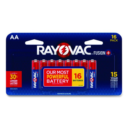 Fusion Performance, Alkaline AA Batteries, 16/Pack