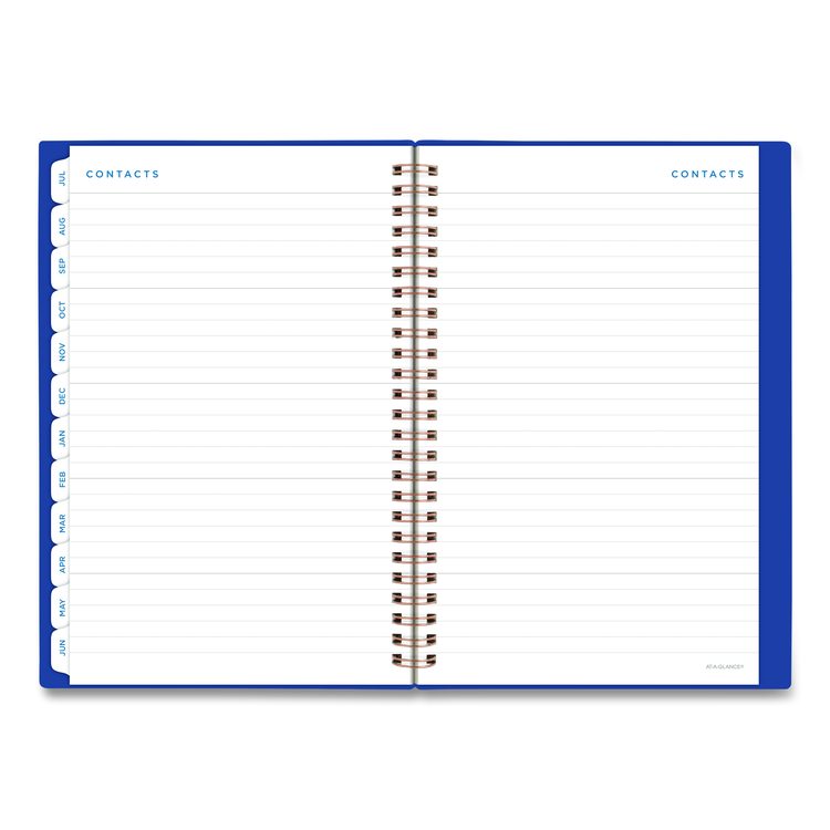 Signature Lite Academic Weekly Monthly Planner, Blue Cover, 12-Month (July to June): 2025 to 2026