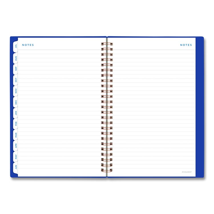 Signature Lite Academic Weekly Monthly Planner, Blue Cover, 12-Month (July to June): 2025 to 2026