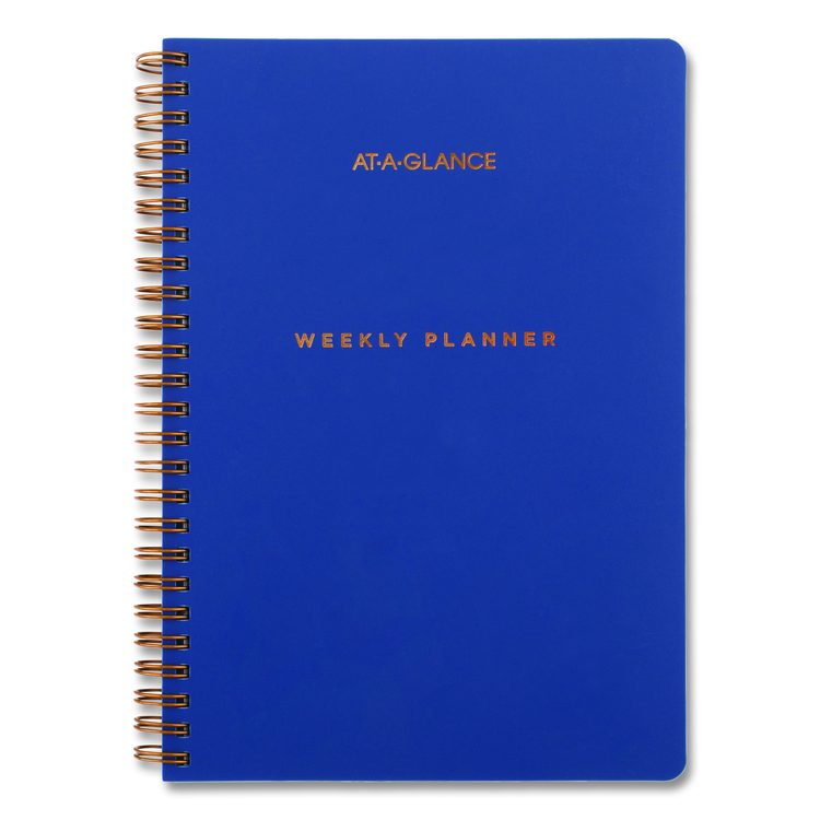 Signature Lite Academic Weekly Monthly Planner, Blue Cover, 12-Month (July to June): 2025 to 2026