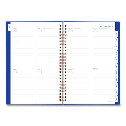 Signature Lite Academic Weekly Monthly Planner, Blue Cover, 12-Month (July to June): 2025 to 2026
