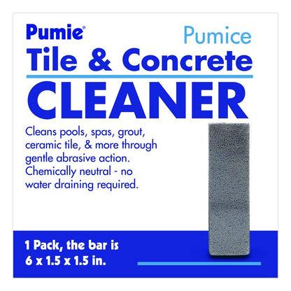 Tile and Concrete Cleaner, 6 x 1.5, Gray, 12/Carton