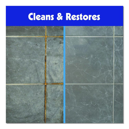 Tile and Concrete Cleaner, 6 x 1.5, Gray, 12/Carton