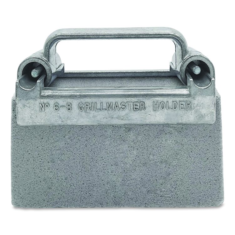 Griddle and Grill Cleaning Brick Holder, 6 x 4, Gray