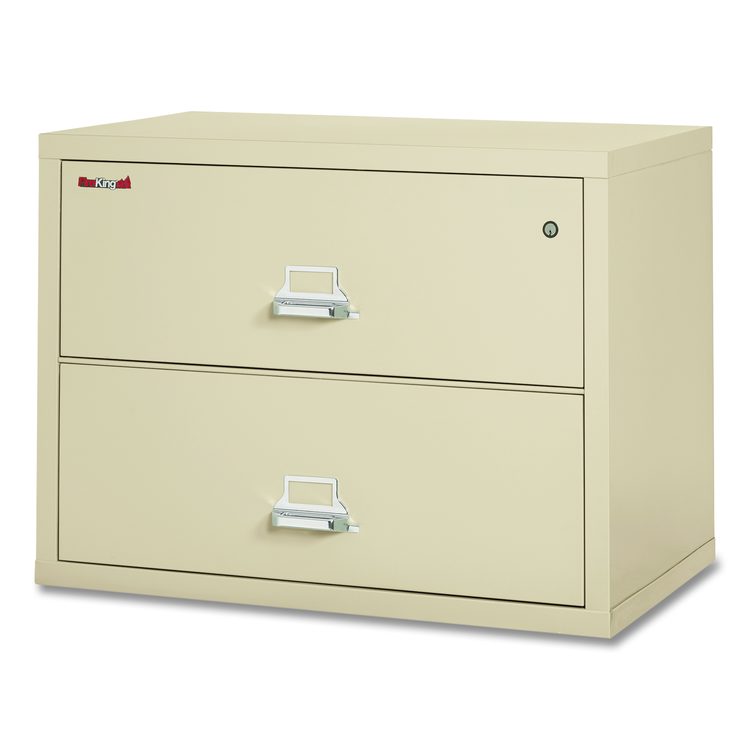 Insulated Lateral File, 2 Legal/Letter-Size File Drawers, Parchment, 37.5" x 22.13" x 27.75"