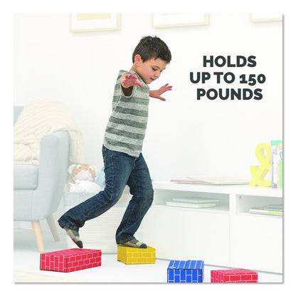 At Play Cardboard Building Block, 32-ECT Corrugated Board, Assorted Sizes and Colors, 40/Pack