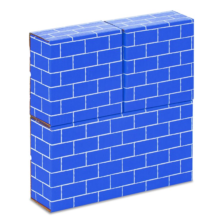 At Play Cardboard Building Block, 32-ECT Corrugated Board, Assorted Sizes and Colors, 20/Pack