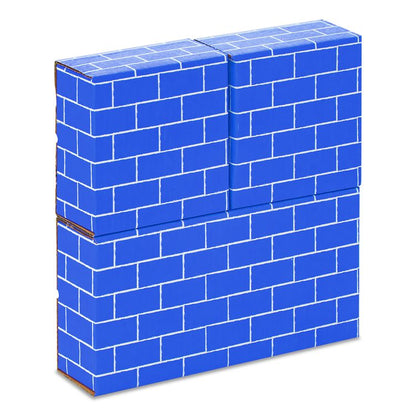 At Play Cardboard Building Block, 32-ECT Corrugated Board, Assorted Sizes and Colors, 20/Pack
