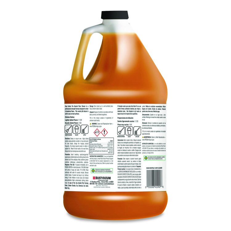 Professional Neutral Floor Cleaner Concentrate, Pine Scent, 1 gal Bottle, 4/Carton
