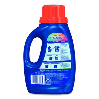 For Colors Stain Remover and Laundry Additive, Bleach Free, Original Scent, 33 oz Bottle, 6/Carton