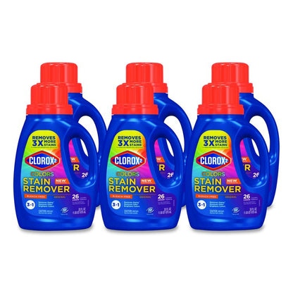 For Colors Stain Remover and Laundry Additive, Bleach Free, Original Scent, 33 oz Bottle, 6/Carton
