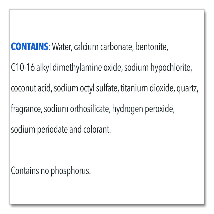 CloroxPro Bleach Cream Cleanser, 32 oz Bottle, 8/Carton