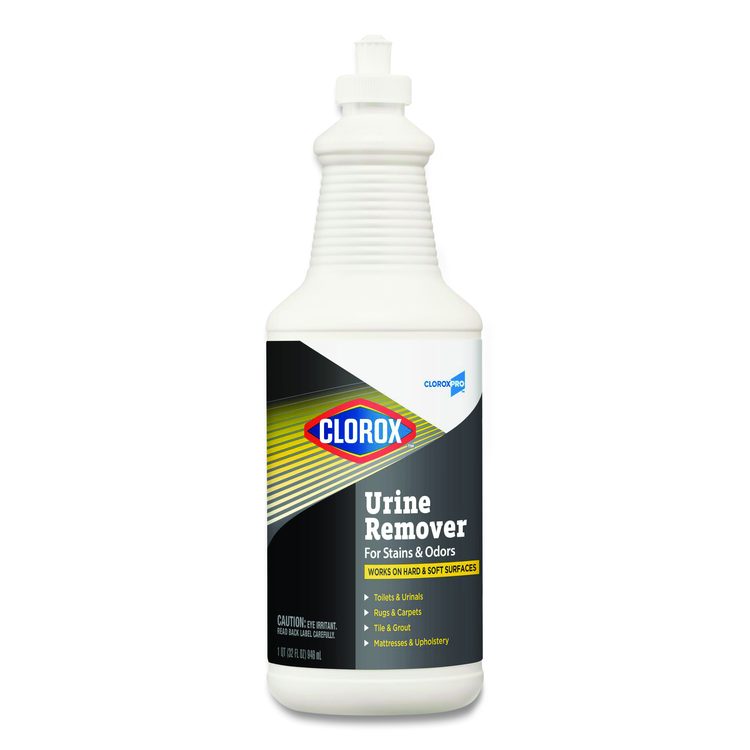 CloroxPro Urine Remover for Stains and Odors, Clean Floral Scent, 32 oz Pull-Top Bottle