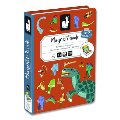 Magneti'books, Dinosaurs, Grades Pre-K to 3, 50 Pieces