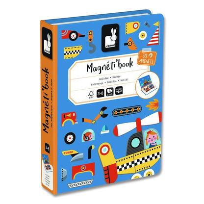 Magneti'books, Racers, Ages 3 to 8, 68 Pieces