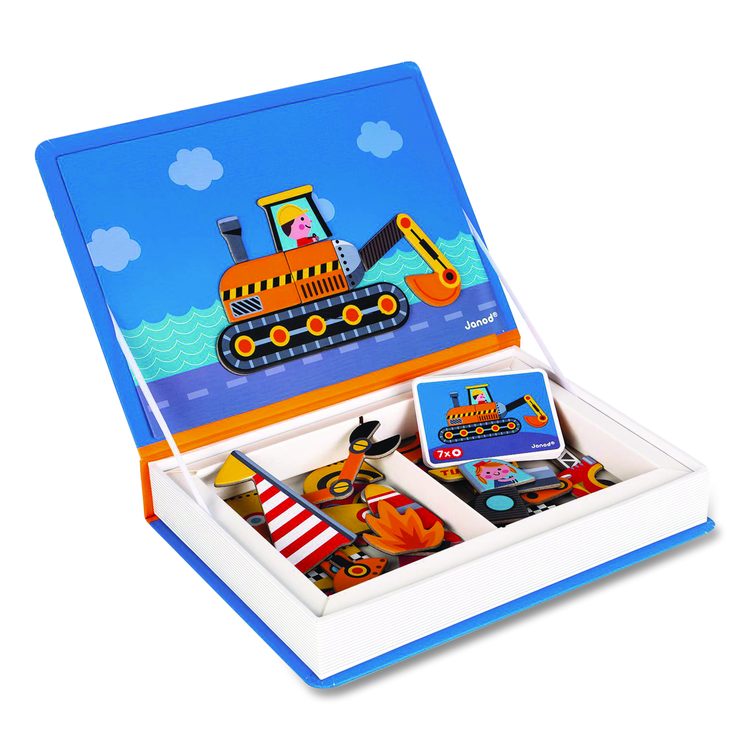 Magneti'books, Racers, Ages 3 to 8, 68 Pieces