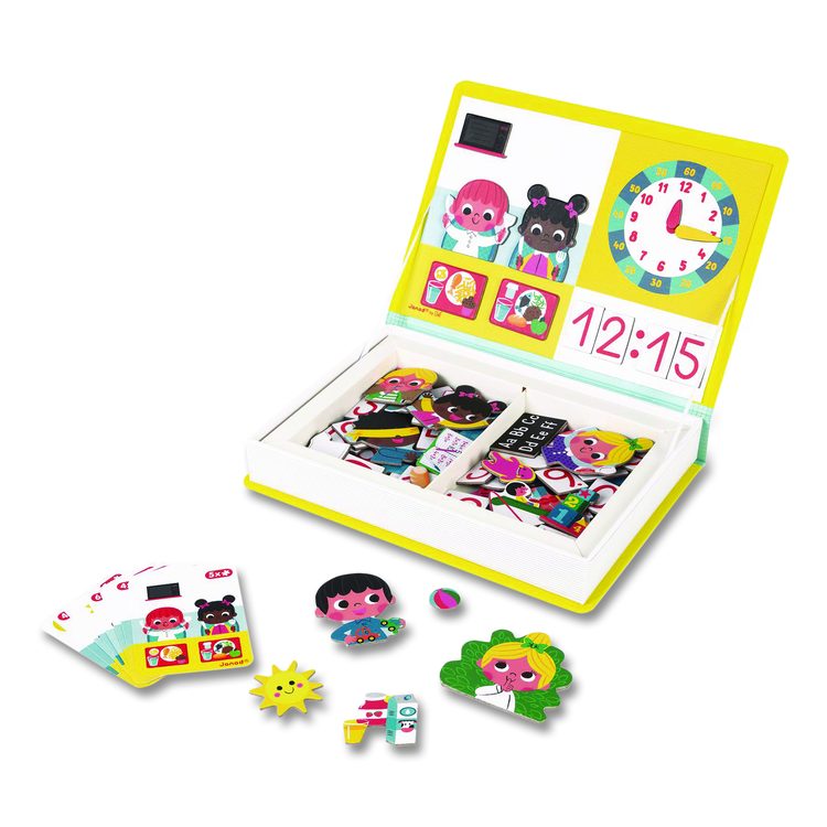 Magneti'books, Learn To Tell Time, Grades Pre-K to 3, 91 Pieces