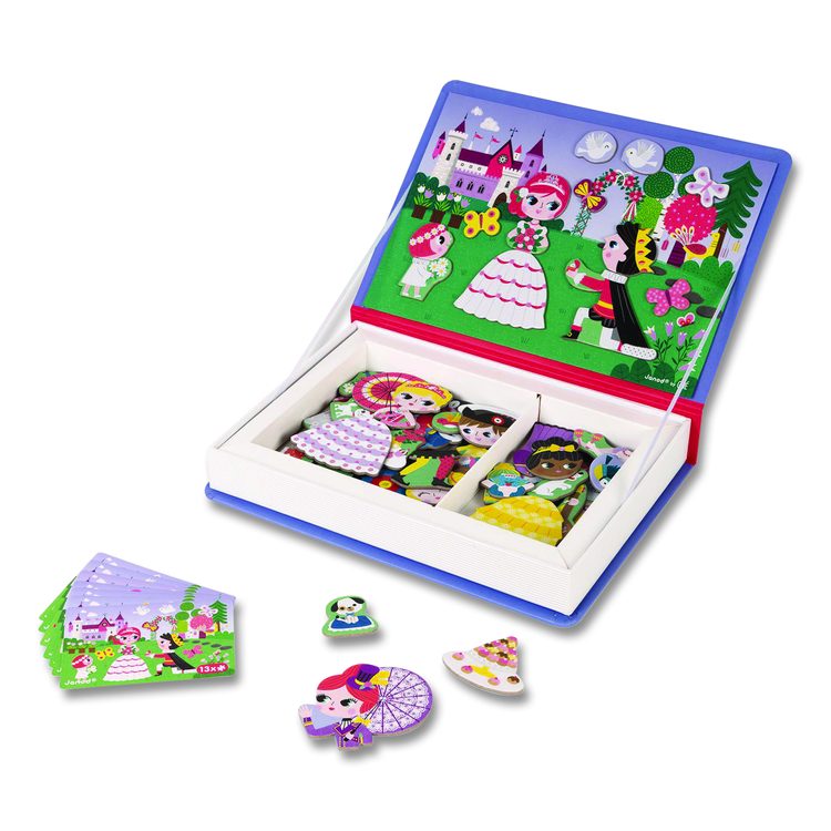 Magneti'books, Princesses, Ages 3 to 8, 62 Pieces