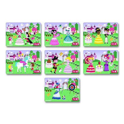 Magneti'books, Princesses, Ages 3 to 8, 62 Pieces