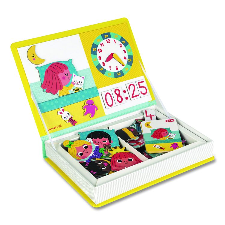Magneti'books, Learn To Tell Time, Grades Pre-K to 3, 91 Pieces