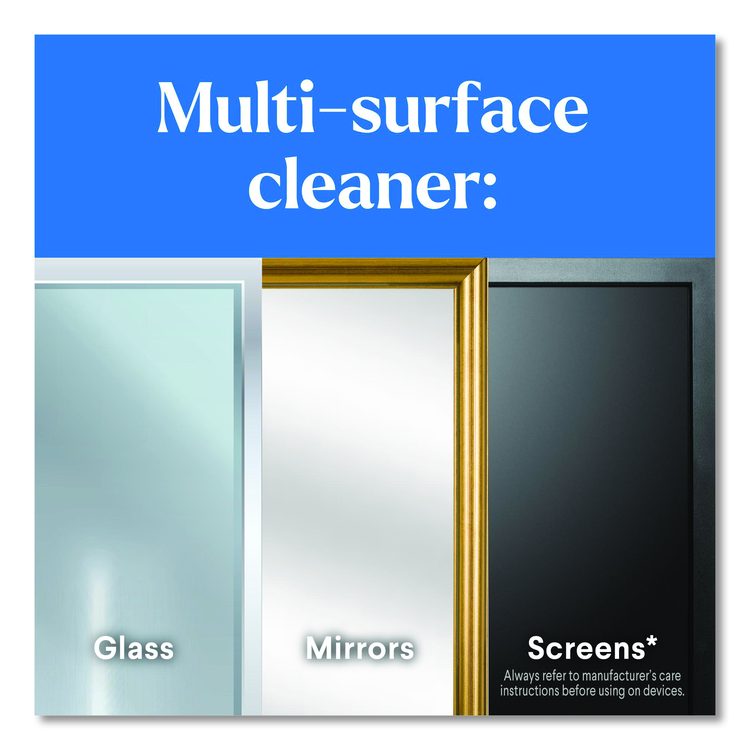 Clorox Pro EcoClean Glass Cleaner, 32 oz Spray Bottle, 9/Carton