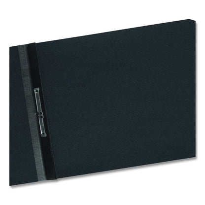 Prong Fastener Premium Pressboard Report Cover, Two-Piece Prong Fastener, 2" Capacity, 8.5 x 11, Black/Black