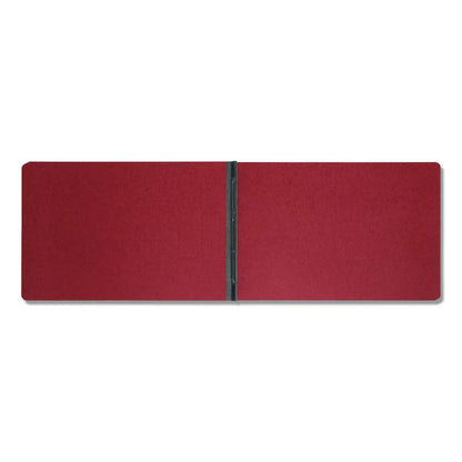 Prong Fastener Premium Pressboard Report Cover, Two-Piece Prong Fastener, 3" Capacity, 11 x 17, Red/Red