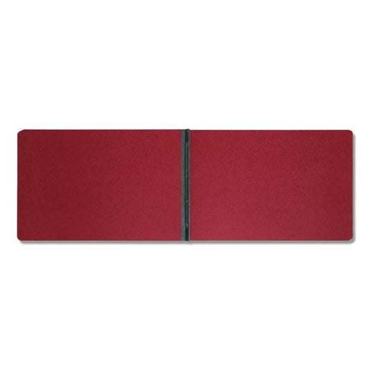 Prong Fastener Premium Pressboard Report Cover, Two-Piece Prong Fastener, 3" Capacity, 11 x 17, Red/Red