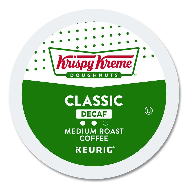 Classic Decaf Coffee K-Cups, Medium Roast, 24/Box