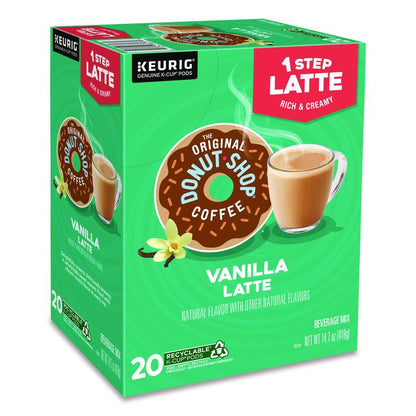 Vanilla One Step Latte K-Cups, 20/Box