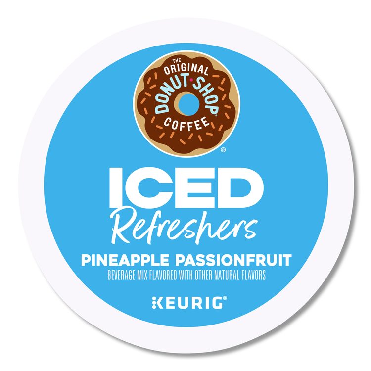 ICED Refreshers K-Cup Pods, Pineapple Passion Fruit, 20/Box