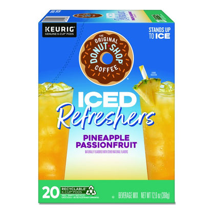 ICED Refreshers K-Cup Pods, Pineapple Passion Fruit, 20/Box