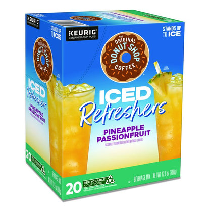 ICED Refreshers K-Cup Pods, Pineapple Passion Fruit, 20/Box