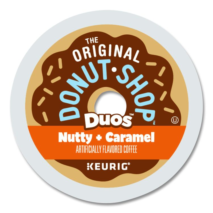 Nutty Plus Caramel K-Cup, 0.34 oz, 24/Box