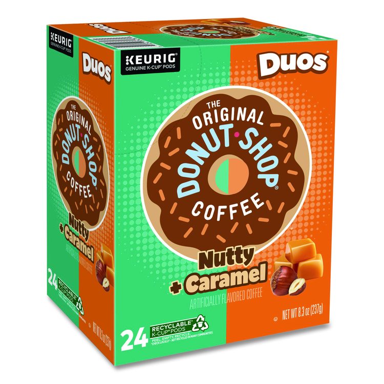 Nutty Plus Caramel K-Cup, 0.34 oz, 24/Box