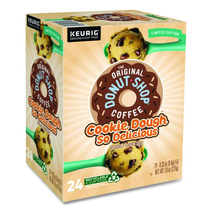 Cookie Dough So Delicious K-Cups, 0.3 oz K-Cup, 24/Box