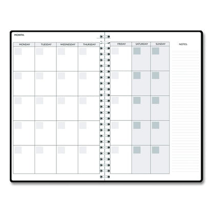 Recycled Non-Dated Monthly/Weekly Planner, Mushrooms, Multicolor Cover, Undated