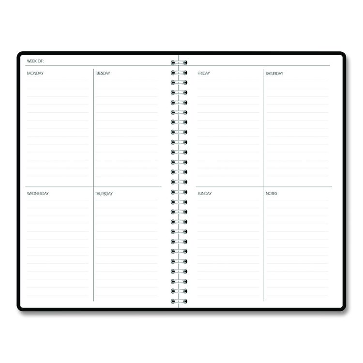 Recycled Non-Dated Monthly/Weekly Planner, 70's Stripes, Multicolor Cover, Undated