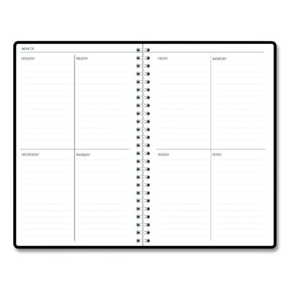 Recycled Non-Dated Monthly/Weekly Planner, 70's Stripes, Multicolor Cover, Undated