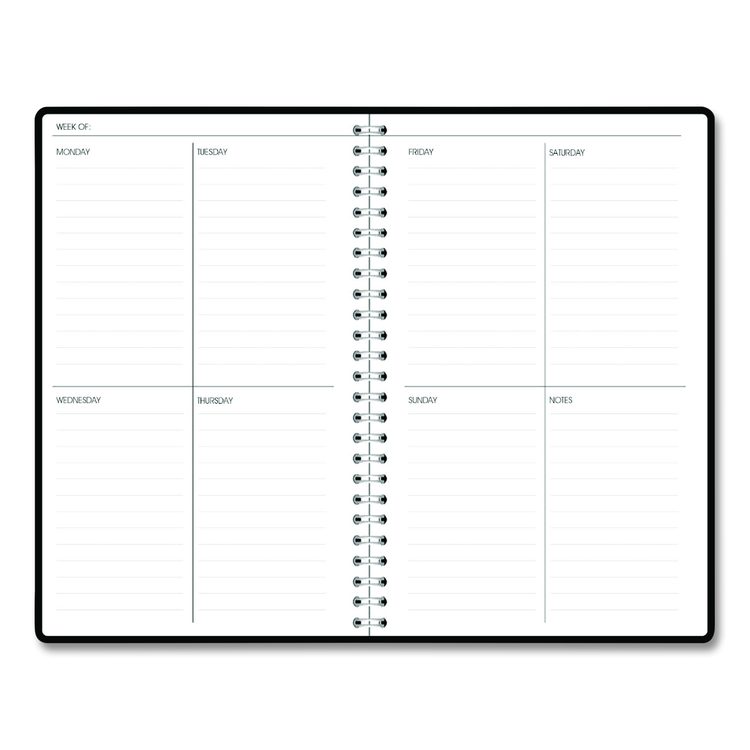 Recycled Non-Dated Monthly/Weekly Planner, Crystals, Blue/Pink/White Cover, Undated
