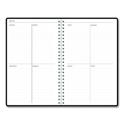 Recycled Non-Dated Monthly/Weekly Planner, Crystals, Blue/Pink/White Cover, Undated