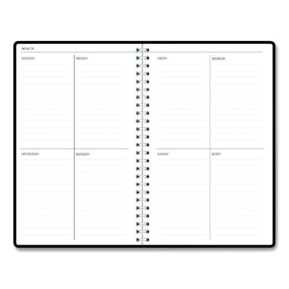 Recycled Non-Dated Monthly/Weekly Planner, Celestial, Blue/Gold Cover, Undated