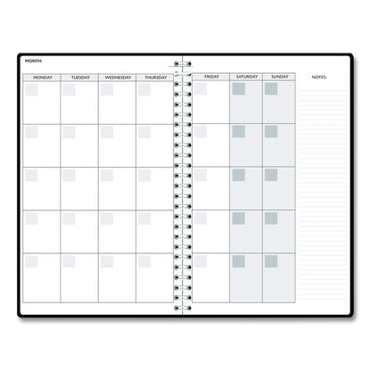 Recycled Non-Dated Monthly/Weekly Planner, Wild and Free, Multicolor Cover, Undated