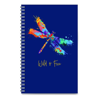 Recycled Non-Dated Monthly/Weekly Planner, Wild and Free, Multicolor Cover, Undated