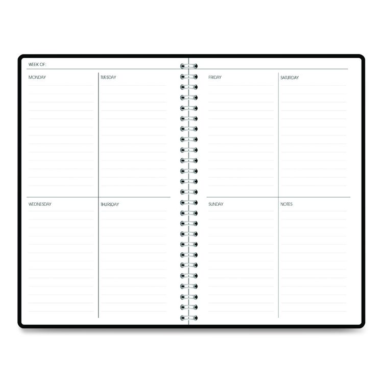 Recycled Non-Dated Monthly/Weekly Planner, Fall Floral, Multicolor Cover, Undated