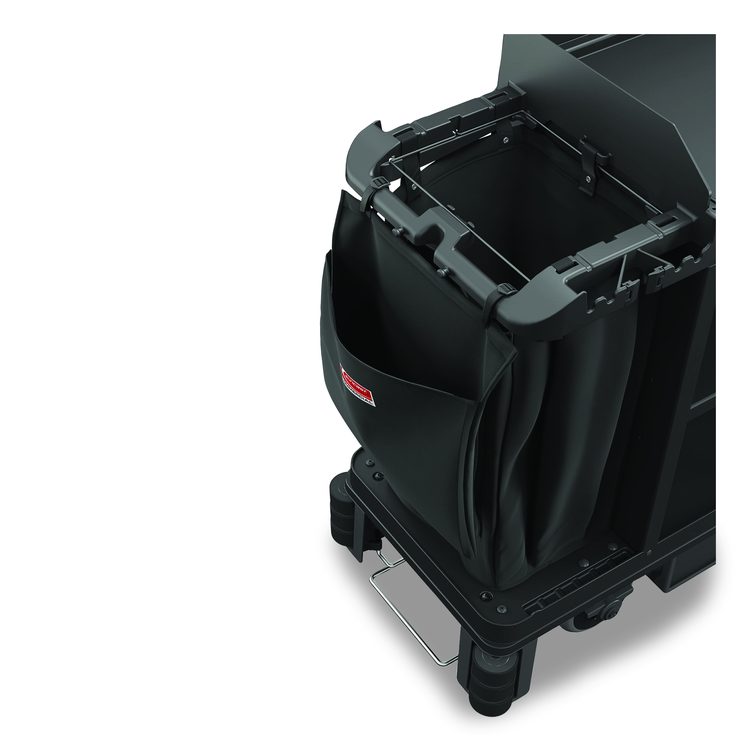 Amenity Bag for Suncast Commercial Full-Size and Compact-Size Housekeeping Carts, 2 gal, 19.5" x 1.51" x 21.36", Black