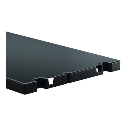 Adjustable Shelf for Suncast Commercial Full-Size Housekeeping Carts HKC1000/HKC2000, Plastic, Black